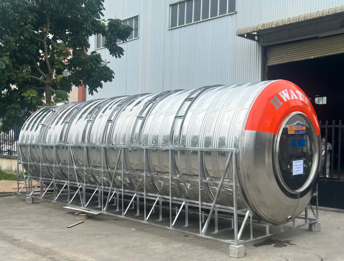 Cấu tạo bồn nước inox công nghiệp